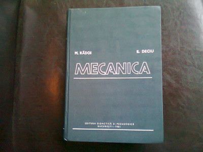 MECANICA - M. RADOI foto