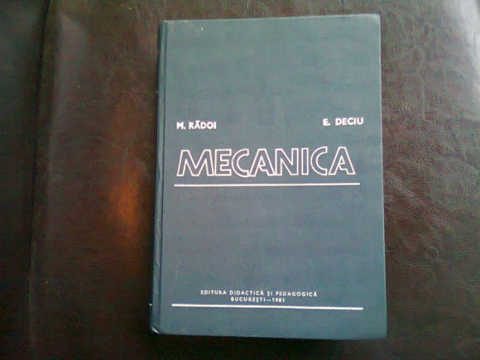 MECANICA - M. RADOI
