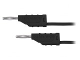 Cablu de măsurare 70VDC 33VAC 10A 0,5m Negru