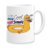 Cana alba personalizata &quot;Stay cool this summer&quot;, INOVATIX&reg;. 330ml, Oem