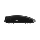 Cutie Portbagaj Thule Force XT M, 400L, 175x82x45.5cm, Negru Mat, Sistem PowerClick, Deschidere Dubla, Antifurt
