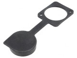 Capac de protecție neagră XLR 19x24mm, CLIFF