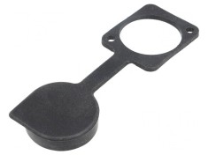 Capac de protec?ie neagra XLR 19x24mm foto