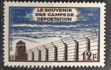 Timbru Franța 1955 - Amintirea Lagărelor de Deportare (WWII), MNH (Mi. 1048 / Yvert 1024) -A242