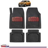 Covorase Auto TeamCar&reg; Tavita Compatibile Volkswagen T-Cross C11 2018&ndash;2025) Red, Cauciuc