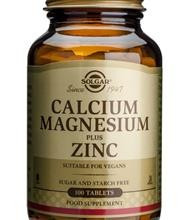 Calcium Magnesium + Zinc Solgar 100tb Cod: 2324slg foto