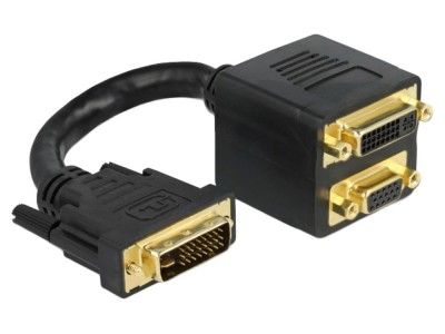 Cablu splitter DVI-I 24+5 single link foto