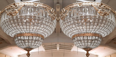 Set de 2 elegante plafoniere de dimensiuni impresionante foto