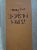 PROBLEME DE LINGVISTICA ROMANA-D. MACREA