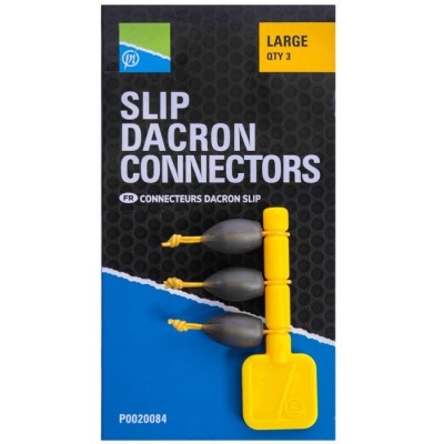 CONECTOR PRESTON SLIP DACRON CONNECTORS - Large 3BUC/PLIC foto