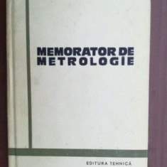 Memorator de metrologie- N. Ilioiu, Gh. Ivanovici