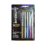 Set marker permanent Bic Marking Metallic 5/set