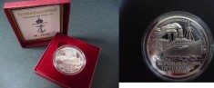 Austria 20 euro 2006 Proof argint,"trade marine ship" caseta , certificat