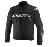 Cumpara ieftin Geaca (jacheta) motociclete barbati Racing/Roadster Ixon All season model Meteor 31 MS culoare: negru/alb (concept 3 in 1), XL