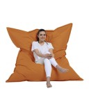 Cumpara ieftin Fotoliu puf de gradina Giant Cushion Portocaliu 180x140x30 cm