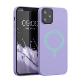 Husa Kwmobile pentru Apple iPhone 12 Mini, Silicon, Mov, 56555.139