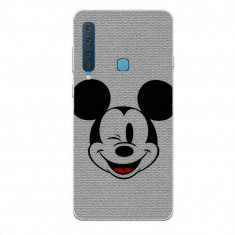 Husa Samsung Galaxy A9 2018 Silicon Gel Tpu Model Mickey foto