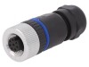 Mufă M12 8 pini mamă pe cablu IP67