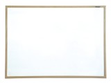 Whiteboard magnetic cu rama din lemn,60 x 40 cm