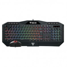 Kit gaming Gamdias Ares M1 2 in 1 negru iluminare RGB foto