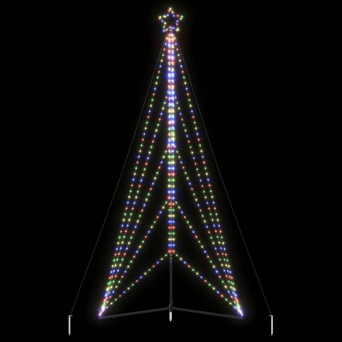 Gossi instalatie brad de craciun 615 led-uri, colorat, 404,5 cm