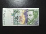 SPANIA 1000 PESETAS 1992 EXCELENTĂ