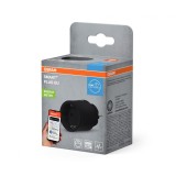 Priza inteligenta Osram SMART+ Matter over WiFi (2.4 GHz), 10A, 2300W, IP20 ,compatibila Amazon Alexa, Google Home, Apple Home, Samsung SmartThings si