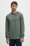 BOSS pulover din amestec de casmir BOSS CASUAL culoarea verde, light, 50471343