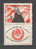 Uruguay.1966 Pompieri-cu vigneta SX.52