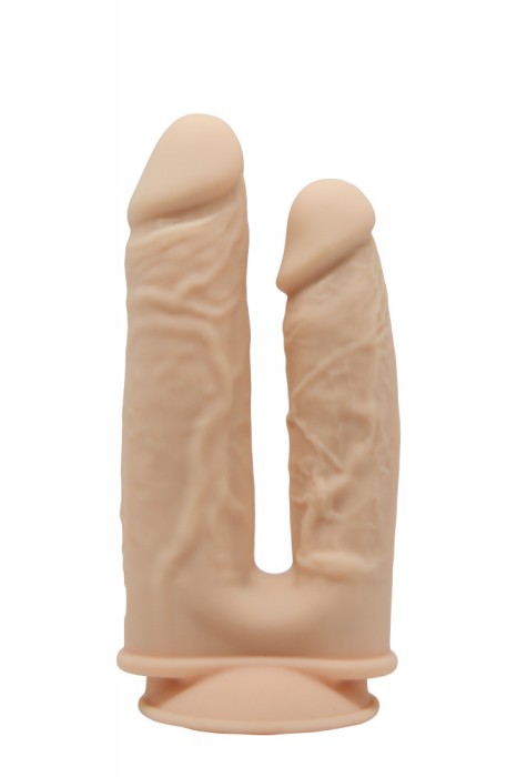 Dildo Dublu Real Love Ultra Natural Realistic, Termoreactiv