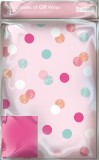 Hartie de impachetat - Coloured Spots Wrap &amp; Tag | Great British Card Company