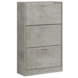 Cumpara ieftin Pantofar, gri beton, 63x24x103 cm, lemn compozit