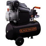 BD 160/24 BLACK DECKER. Compresor fara ulei, orizontal, 24L 8Bar 160L/min