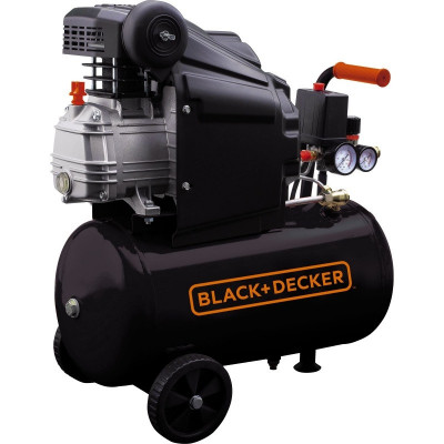 BD 160/24 BLACK DECKER. Compresor fara ulei, orizontal, 24L 8Bar 160L/min foto