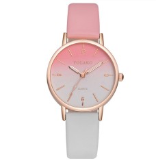 Ceas de dama Yaloco pink, curea silicon