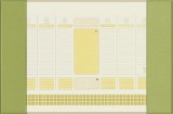 Mapa birou planner verde mar