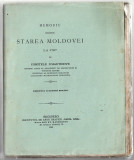 Memoriu despre starea Moldovei - Comitele d&#039;Hauterive la 1787, bilingv fr., 1902