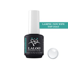 Strat final extra stralucire, fara stergere Lampsi Non Wipe Top Coat Laloo 15ml