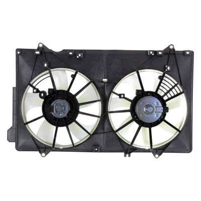 GMV radiator electroventilator Mazda Cx-5 (Ke), 09.2012-, Motorizare 2.0 118/121kw Benzina, tip climatizare cu AC, dimensiune 335/335mm, 2+2 pini, fa foto