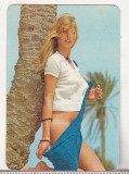 bnk cld Calendar de buzunar - 1976 - femeie sexy