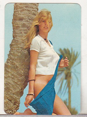 bnk cld Calendar de buzunar - 1976 - femeie sexy foto