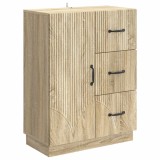 vidaXL Bufet cu sertar Stejar Sonoma 66 x 34,5 x 87 cm Lemn prelucrat 895317