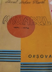 ANUARUL LICEULUI STEFAN PLAVAT ORSOVA 19717/1972 foto