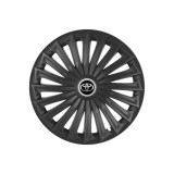 Set 4 capace roti Joy Negru R15 Compatibil Cu Toyota