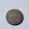 ROMANIA - 50 Bani 1884 . Argint .