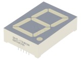 Afișaj LED cu 7 segmente, 1,5" (38,1mm), roșu, 10mA - KINGBRIGHT