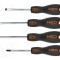 Kit şurubelniţe NEO TOOLS Phillips şi plată, 4 piese, magnetic, m&acirc;nere ergonomice