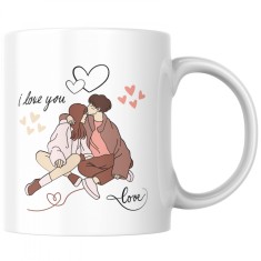 Cana Valentine s Day Cuplu I Love You