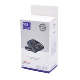 Cumpara ieftin Modulator auto V01, 12-24V , FM cu bluetooth, 2 iesiri USB - Negru, Dactylion