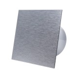 Cumpara ieftin Ventilator baie Ecovent DECORA O125 Silent, senzor umiditate, timer, clapeta antiretur, 140 m &sup3; h, argintiu satinat